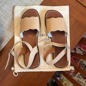 Adelisa & Co Nude Blush Bella Leather Sandals